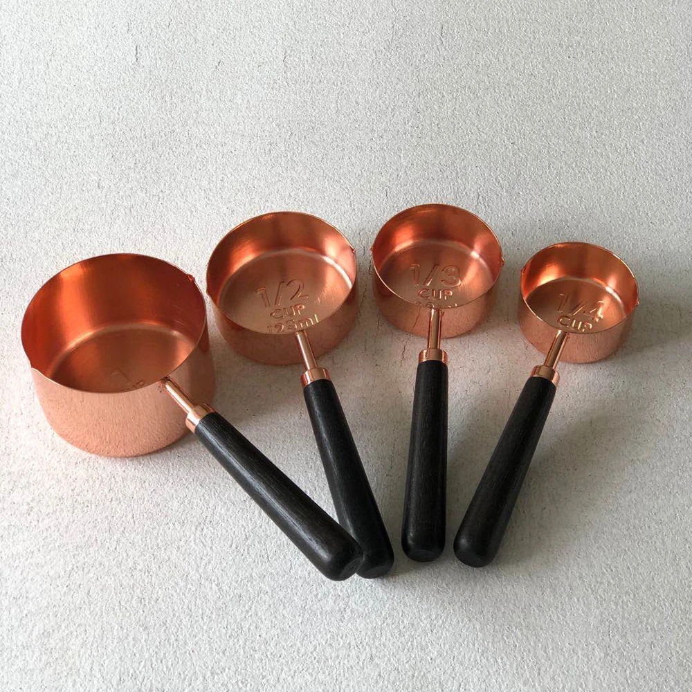 4Pcs/Set Measuring Cups Spoons Baking Cake Tool Pastry | Дом и сад