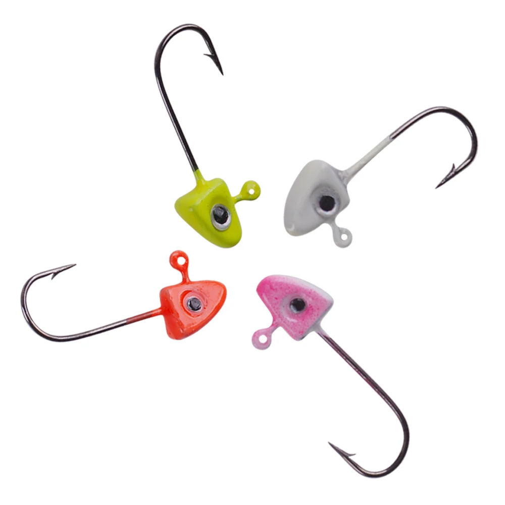 20 шт./1 6 г/2 9 см свинцовая Мормышка с головой рыбы для подледной рыбалки | Спорт и