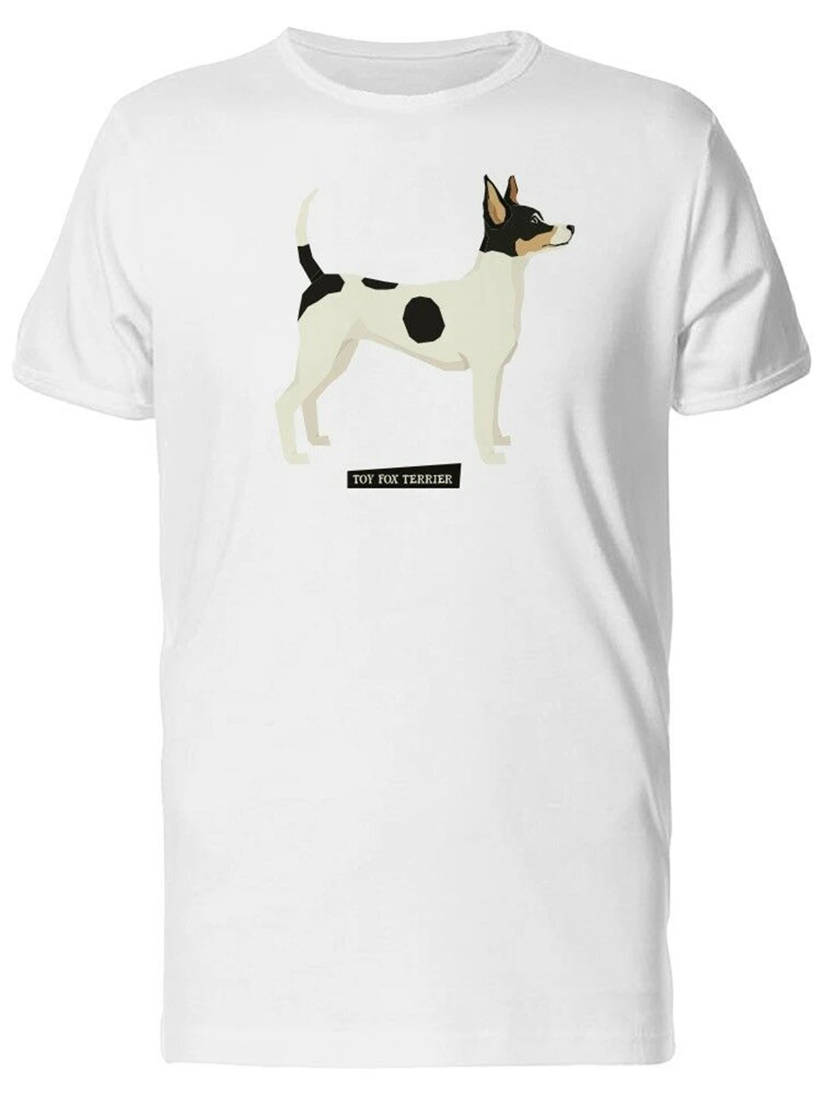 Игрушка Фокстерьер Геометрический стиль Мужской Тройник изображение от унисекс