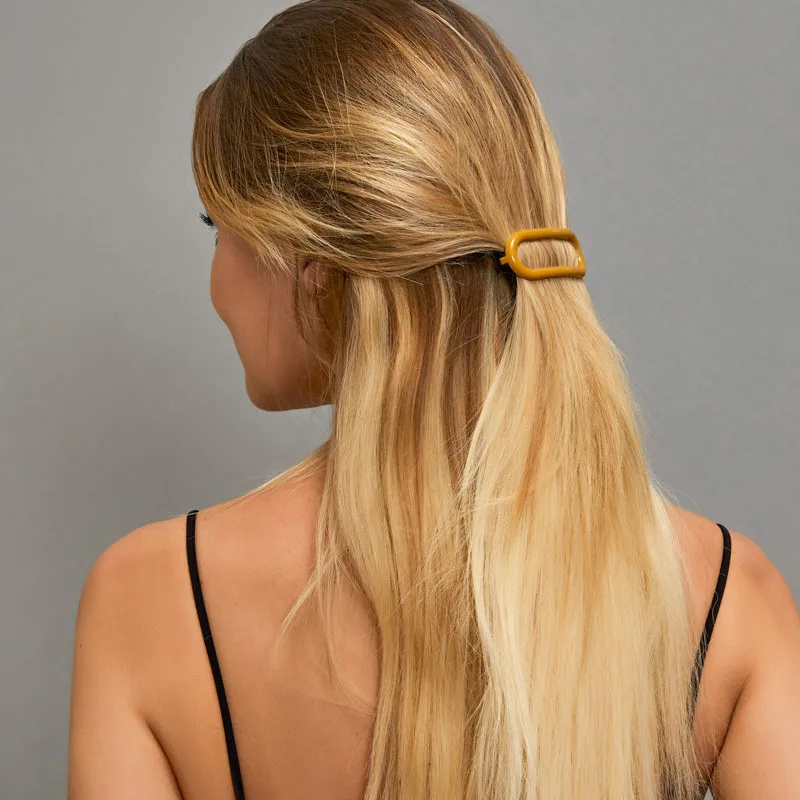 1 шт. модная акриловая заколка для волос с геометрическим узором элегантные