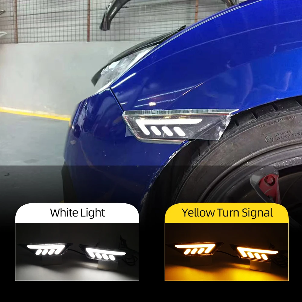 CSCSNL светодиодные боковые габаритные фонари сигнальные лампы дневного света DRL