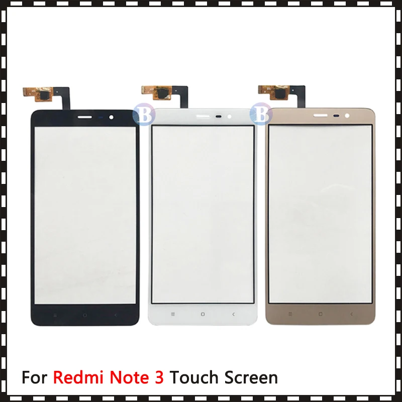 10 шт./лот для Xiaomi Redmi Note 1 2 3 / 4 4X сенсорный экран дигитайзер Датчик внешняя Передняя