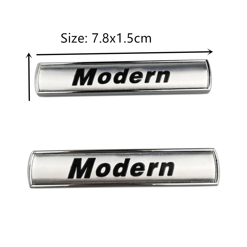 Автомобильное украшение металлическая Современная наклейка с логотипом для