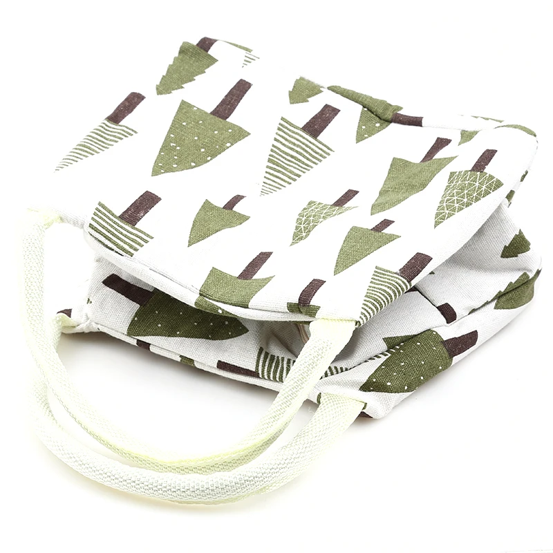 

Hot Variety Pattern Lunch Bag Portable Insulated Canvas Unch Bag Thermal Food Picnic Lunch Bags For Women Kids PA890300