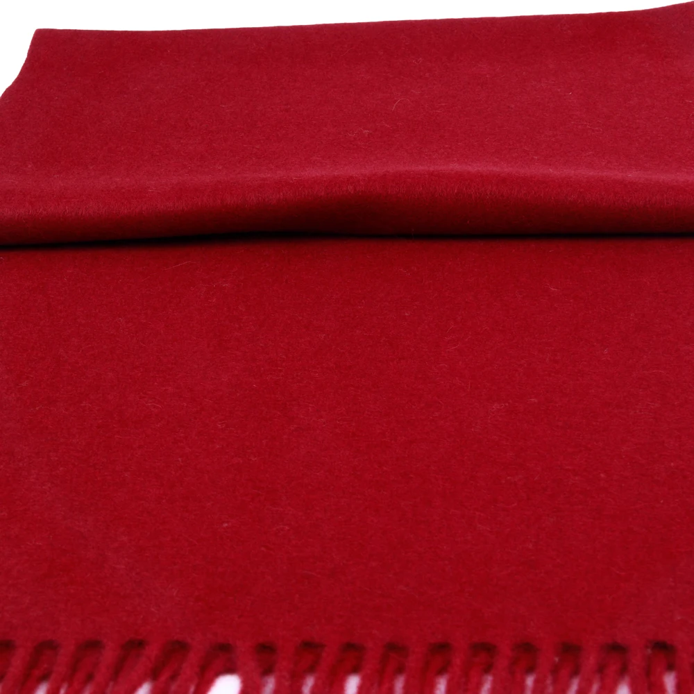 Luxury Cashmere Wool Scarf ,Warm Winter Men Scarves Burgundy Wool Scarves Comfortable Dark Red Fashion Design Casual Wear 2021