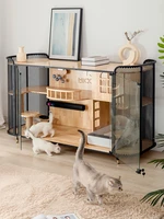 tt cat house cat villa people cat shared cabinet luxury solid wood large space multi layer cat nest pet