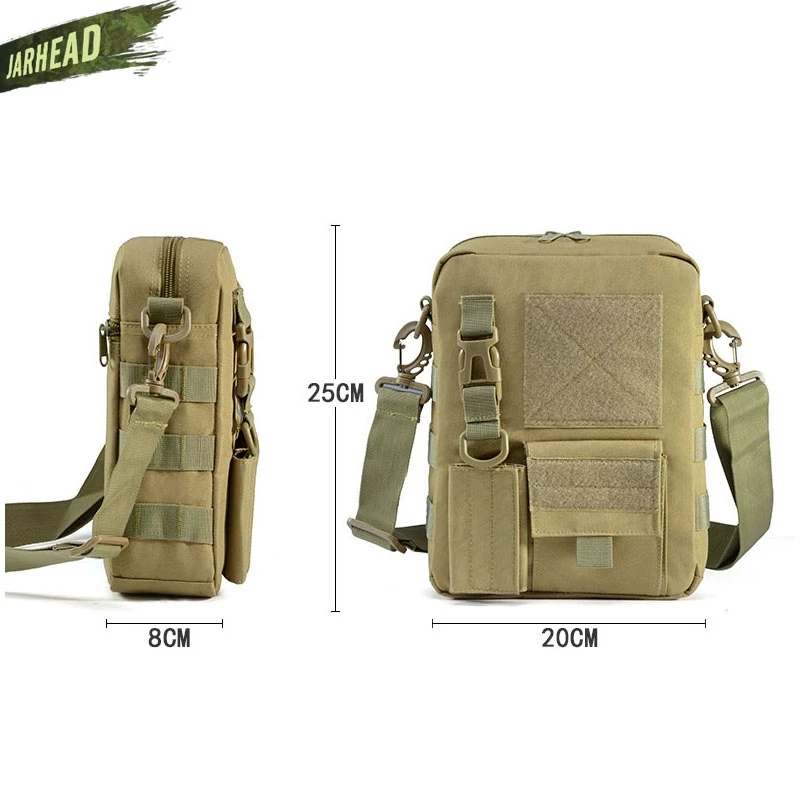 Уличная спортивная сумка военный тактический рюкзак мессенджер через плечо из