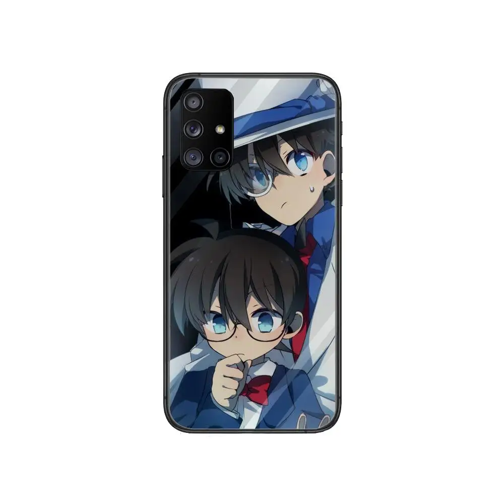 

Anime Detective Conan Phone Case Hull For Samsung Galaxy A 50 51 20 71 70 40 30 10 80 E 5G S Black Shell Art Cell Cove