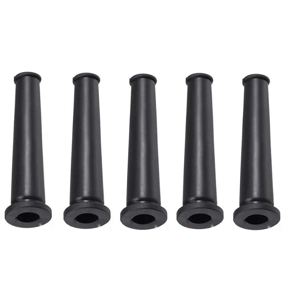 5Pcs Black Rubber Wire Protector Cable Sleeve Boot Cover For Angle Black Rubber Boots Protective Film For Electric Drill Cable