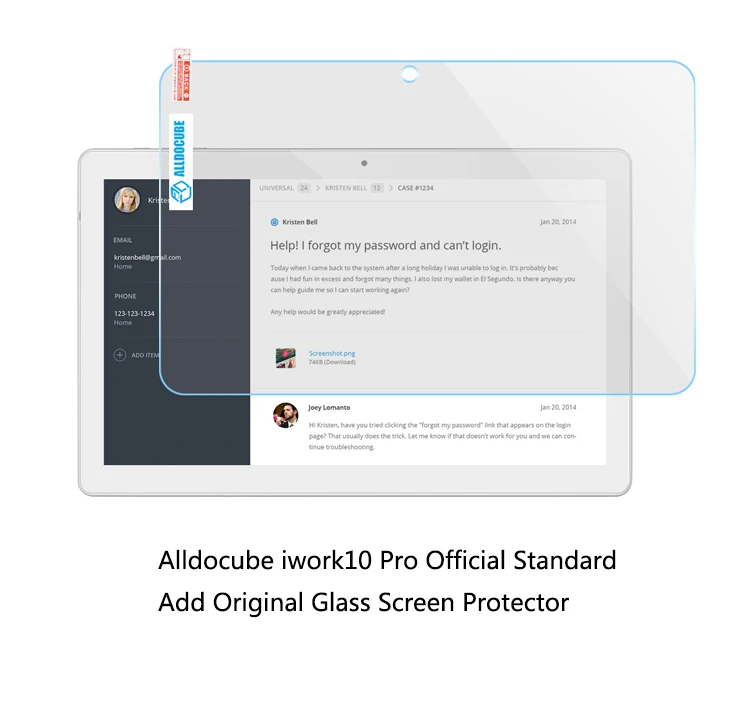 ALLDOCUBE iwork10 Pro 10," ips 1920*1200 планшет Intel Atom X5 Z8330 Windows10 Android5.1 двойной загрузочный четырехъядерный процессор 4 Гб ram 64 Гб Rom - Комплект: Add Screen Protector