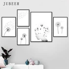 Скандинавский стиль плакат Одуванчик плакаты и принты минималистичные настенные художественные фотографии украшения спальни Скандинавское украшение дома