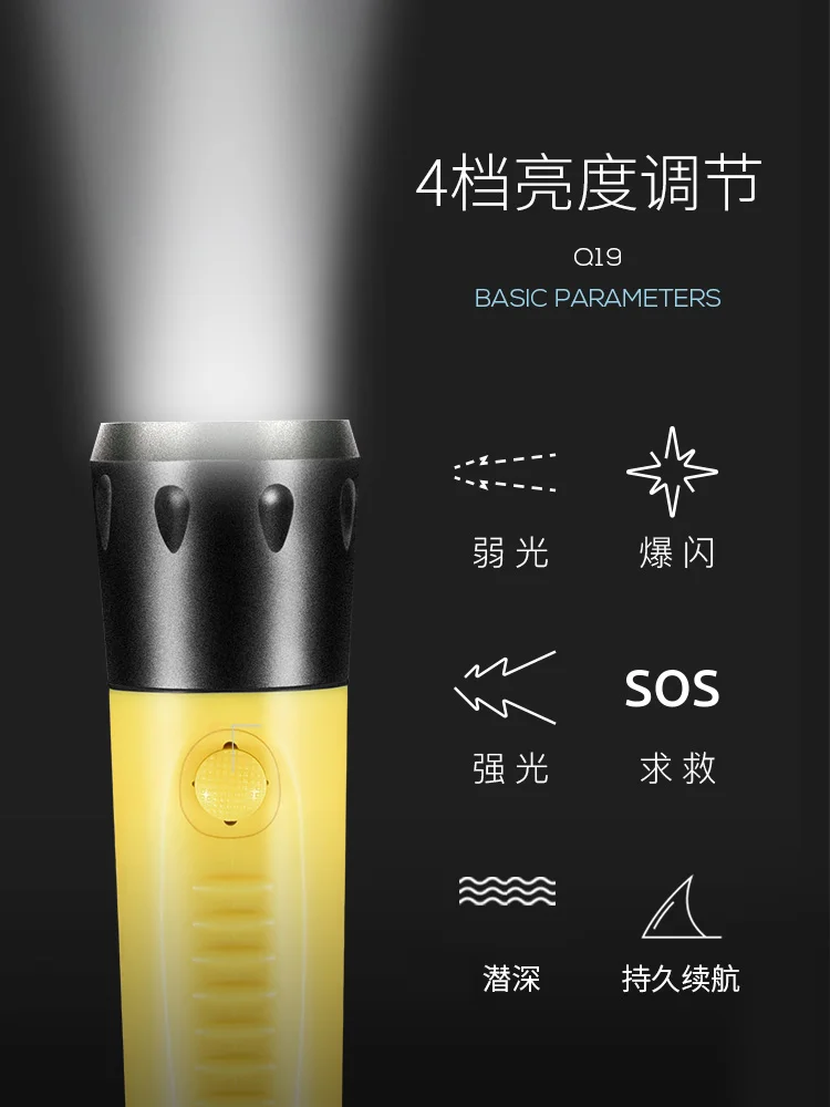 구매 야외 조명 비상 조명 홈 작업 램프 충전식 밝은 손전등 방어 Lanterna Tatica 휴대용 조명 Eg50sd