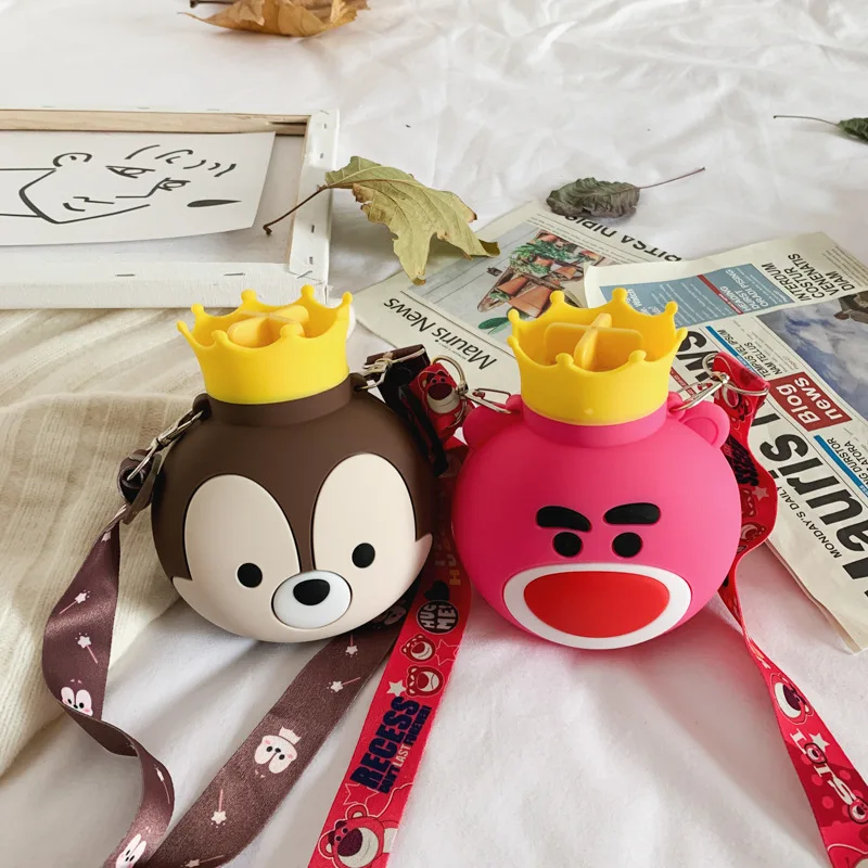 Милая мультяшная аниме мягкая силиконовая сумка для горячей воды Портативная