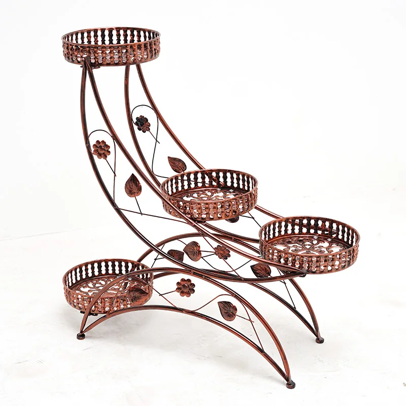 Европейская Многоуровневая полка для балкона стойка в сборе угловая