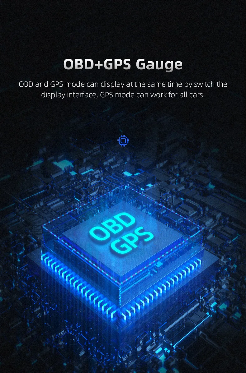 GPS дисплей спидометр гаджет HUD проекционный прибор OBD2 + бортовой компьютер