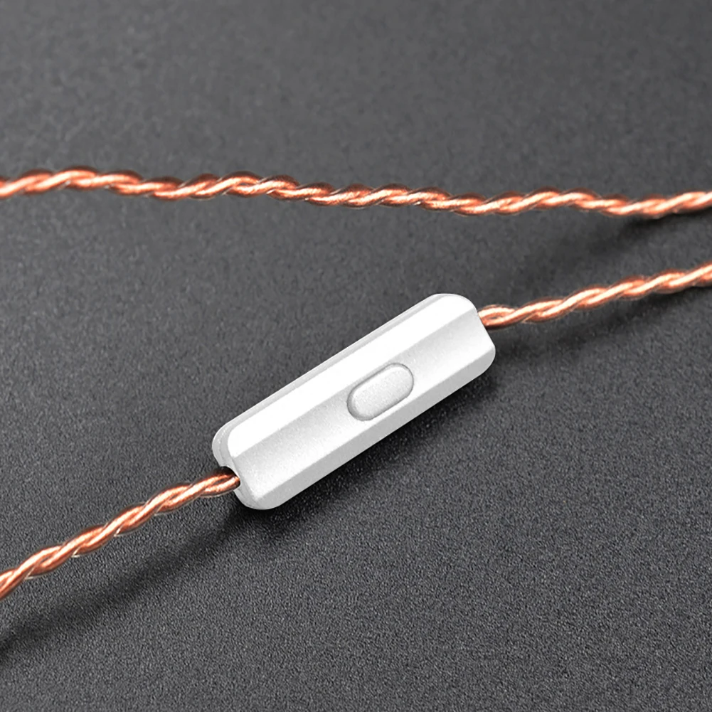 

Hot Sale Durable Replacement KZ 0.75mm Gold-plated B/C Pin Earphone Cable for KZ-ZST/ES4 KZ-ZSN With Mic