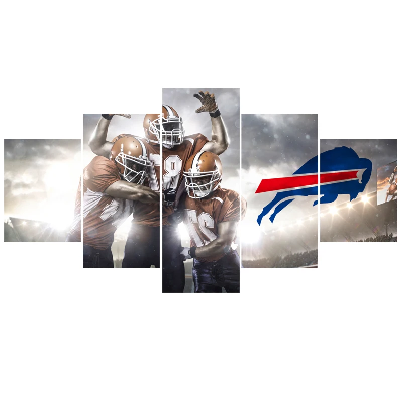 Sport Ball Patriots Team Paintings Wall Home Decor New England Canvas Painting Calligraphy For Living Room Bedroom