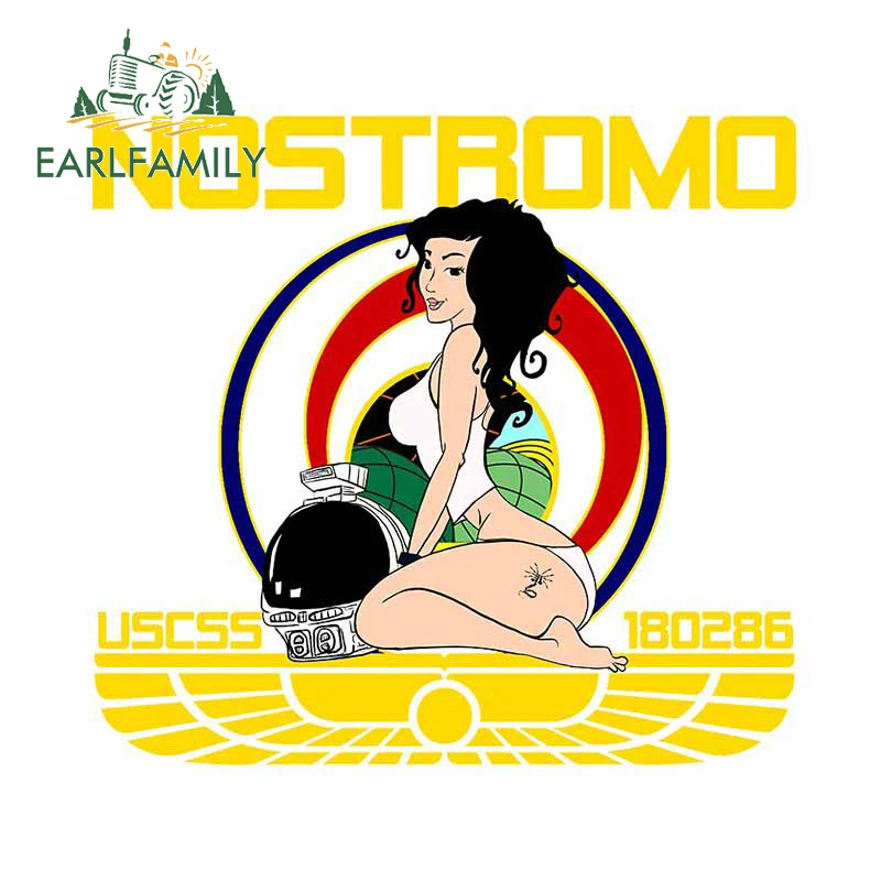 

EARLFAMILY 13 см x 7,9 см для ноздрей автомобильные наклейки «сделай сам» виниловые водонепроницаемые наклейки для домов на колесах фургона тонкие Декоративные наклейки для ноутбука для багажника