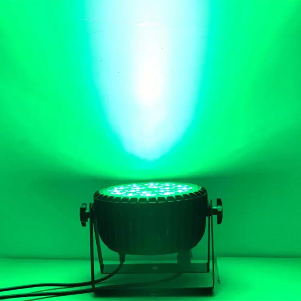 Сценический светильник ing dj светильник 24x18 Вт RGBWA УФ 6in1 Par светодиодный par стирка par светодиодный плоский Par-прожектор светильник ing для вечерние KTV диско-светильник
