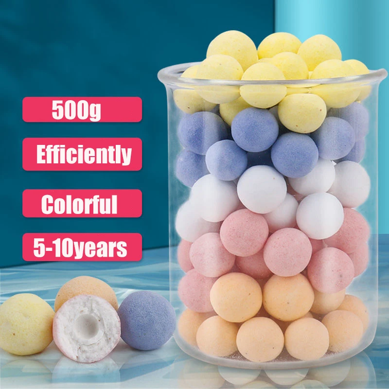 

500g Aquarium Fish Tank Bio Filter Media Water Purifier Bio Ball Fish Tank Decorations