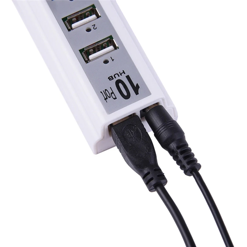 10-Порты и разъёмы usb-хаб AC Мощность адаптер USB 2 0 центр данных разветвитель