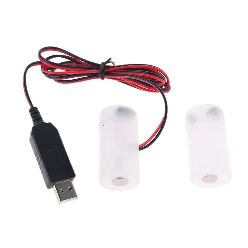 Блок питания LR14 C сменный блок USB 1-4 шт. аккумулятор 1 5 в M5TD | Электроника