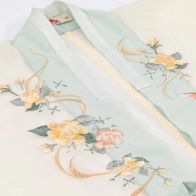 

Women Spring Autumn New Chinese Style Cosplay Costume Elegant Hanfu Dressing Flower Stage Performance Clothing Fairy Dance Suit