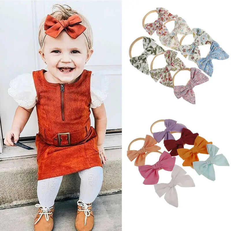 Детская эластичная лента для волос с цветочным узелком|Аксессуары волос| |