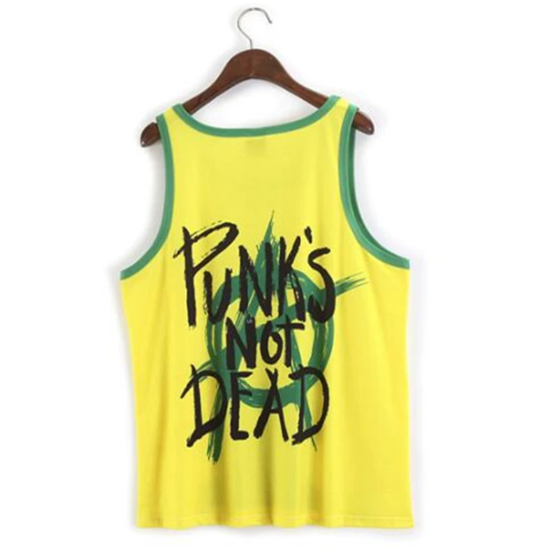 

2021 Summer Fashion New Personality Print Street Round Neck Sleeveless Loose T-Shirt Women's Top Trendy H013