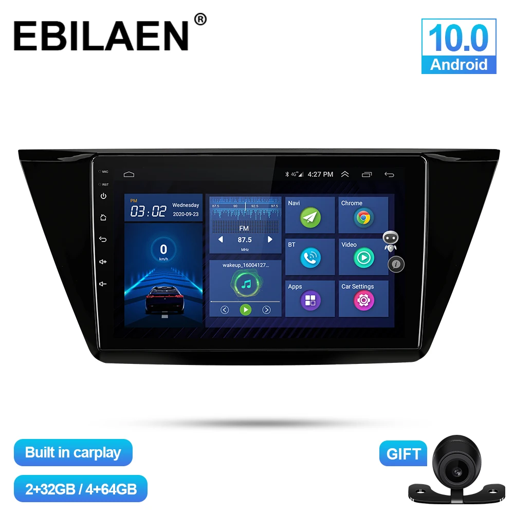 

Автомобильный мультимедийный плеер для VW Volkswagen TOURAN 2016 Android 10,0 Авторадио GPS навигация DSP IPS головное устройство Carplay 4G