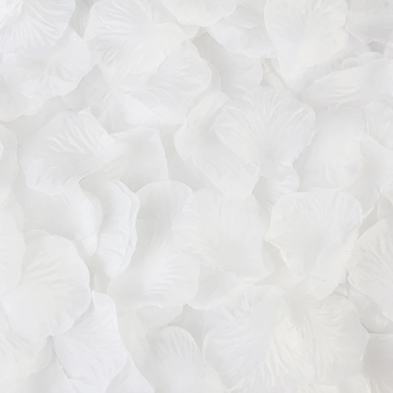 Цветные искусственные лепестки роз свадебные шелковые цветочные аксессуары 1000