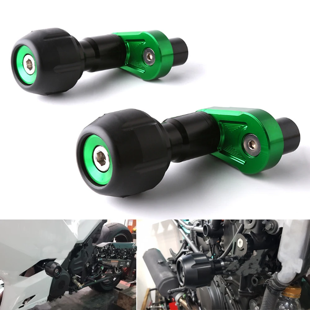 

Слайдеры рамы с CNC мотоцикла, защита от удара двигателя, прокладка, боковой экран, защита для KAWASAKI NINJA400 Ninja 400 2018 2019