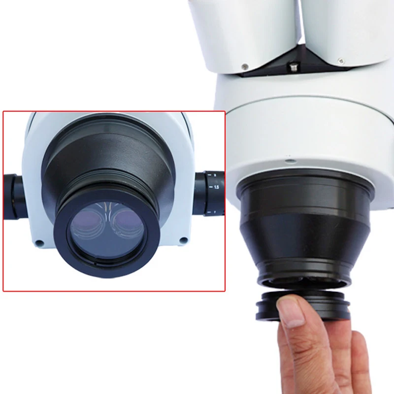 

Zoom 0.5X 1X 2X Auxiliary Objective Protective Lens For Stereo Microscope Binocular Trinocular Accessories 48MM Free Shipping