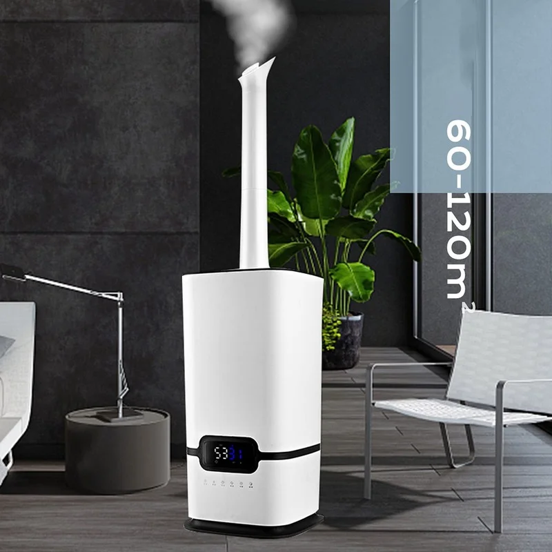 Large-capacity Industrial Humidifier Fruit and Vegetable Fresh-keeping Spray Air Purifier Commercial Cold Mist Machine | Бытовая