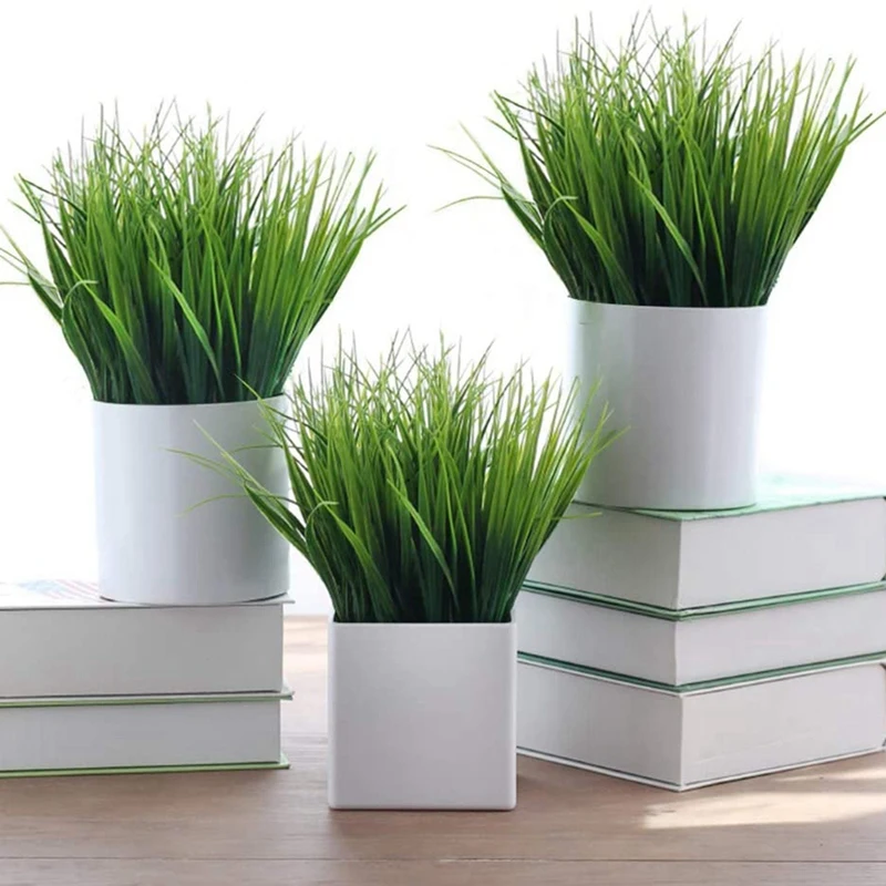 14 шт искусственные растения ненастоящие кустарники из пластика для растений