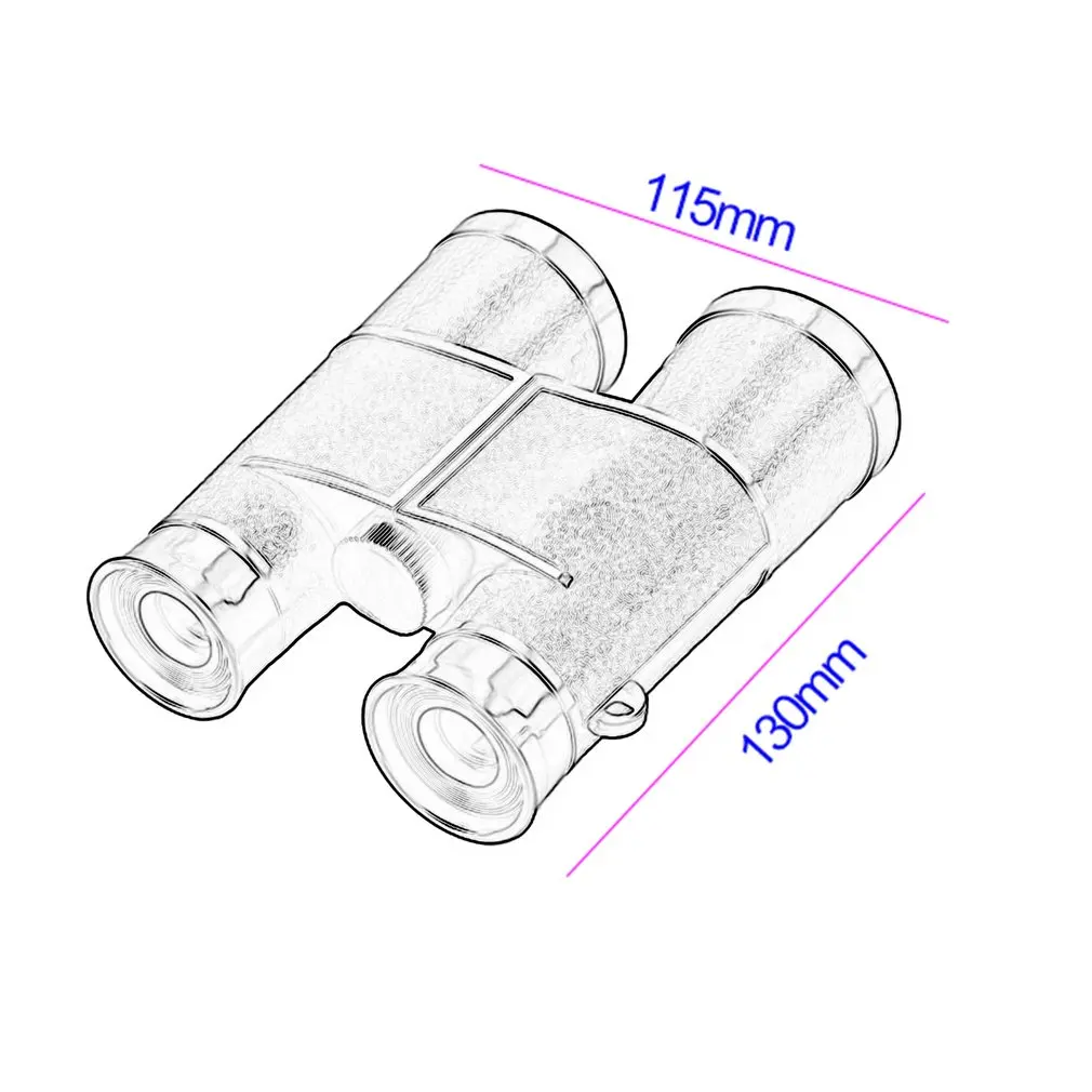 Компактный Детский бинокль с высоким разрешением настоящая оптика для