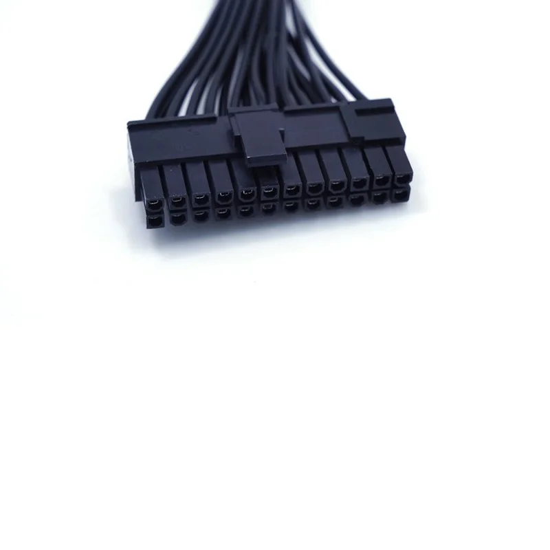 18AWG ATX 24(20+4)Pin Female Motherboard PSU Power Supply Male To 24Pin Extension Cable Mainboard Adaptor 32CM | Компьютеры и офис