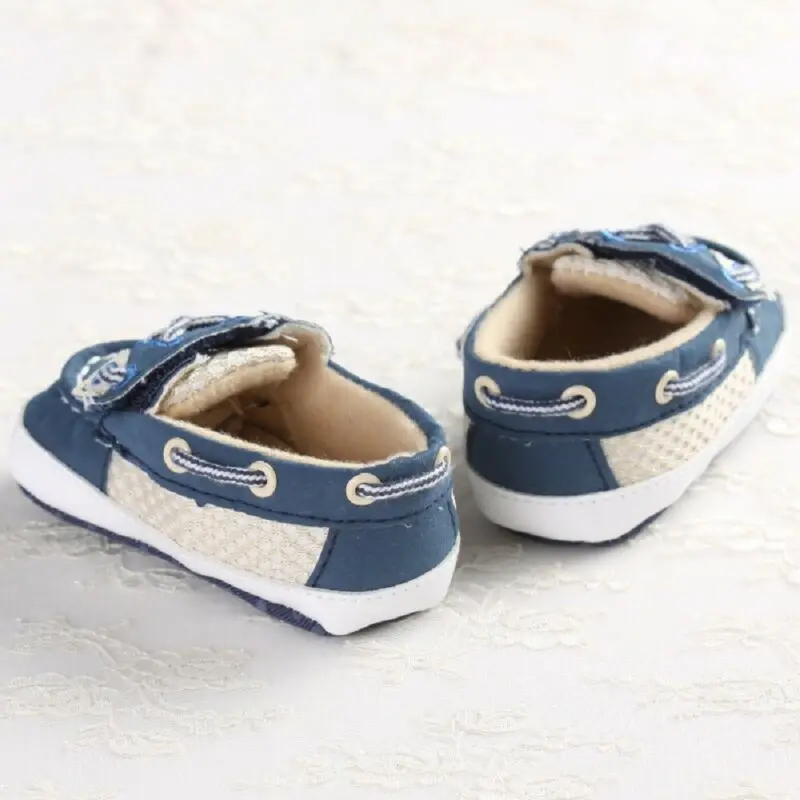 2019 Baby First Walkers Toddler Infant Boys Crib Shoes Soft Sole Anti-slip Casual Canvas 0-18M |