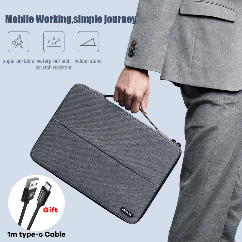 Bolsa do Portátil com Suporte para Macbook ''laptop à Prova Case para Macbook '''' para Huawei Nillkin Água Pro 13.3'' 13 16 15'' Air 13.3 d'