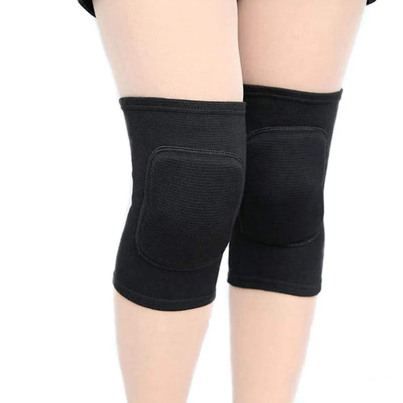 

1 Pair Protective Knee Pads Thick Sponge Football Volleyball Dancing Extreme Sports Anti-Slip Collision Avoidance kneepad Brace