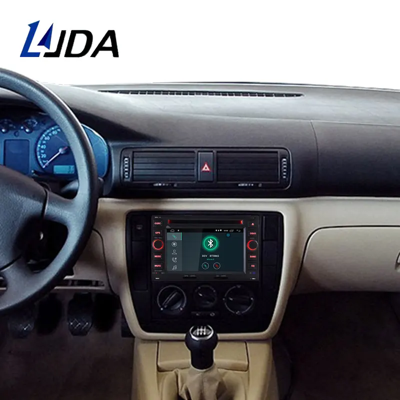 Автомобильный DVD плеер LJDA 2 Din Android 10 0 для Volkswagen PASSAT B5 MK5 телефона гольфа 1080P радио GPS