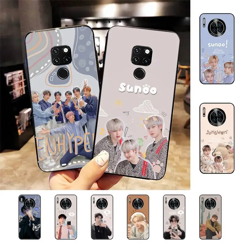 

Enhypen kpop Phone Case For Huawei Nova 3I 3E mate 20lite 20Pro 30 10lite Luxury funda case