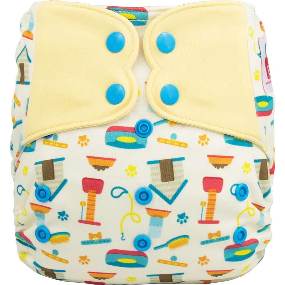S01Y44 ElfDiaper Новинка! Карманный остаются сухими пеленки плавательные брюки моющийся многоразовый новорожденной одежды для детских подгузников, на возраст от 0 до 24 месяцев - Цвет: S01Y44