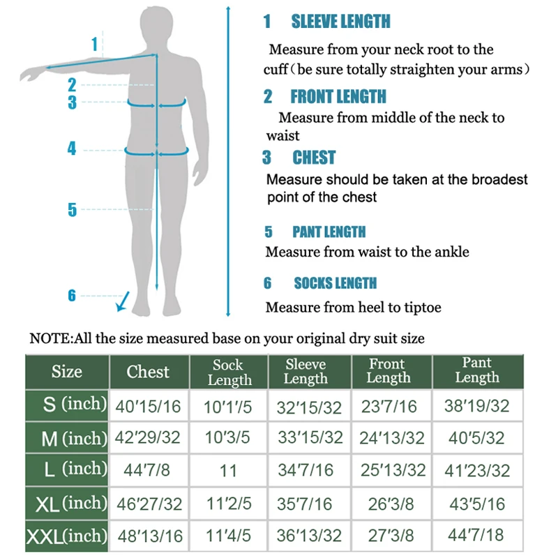 2020 мужской полностью сухой костюм поставщик на молнии спереди оптовая продажа