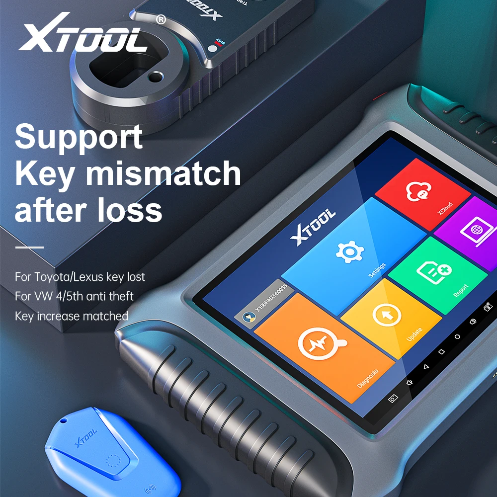 XTOOL X100 PAD3 SE Профессиональный OBD2 ключевой программист с полным комплексом