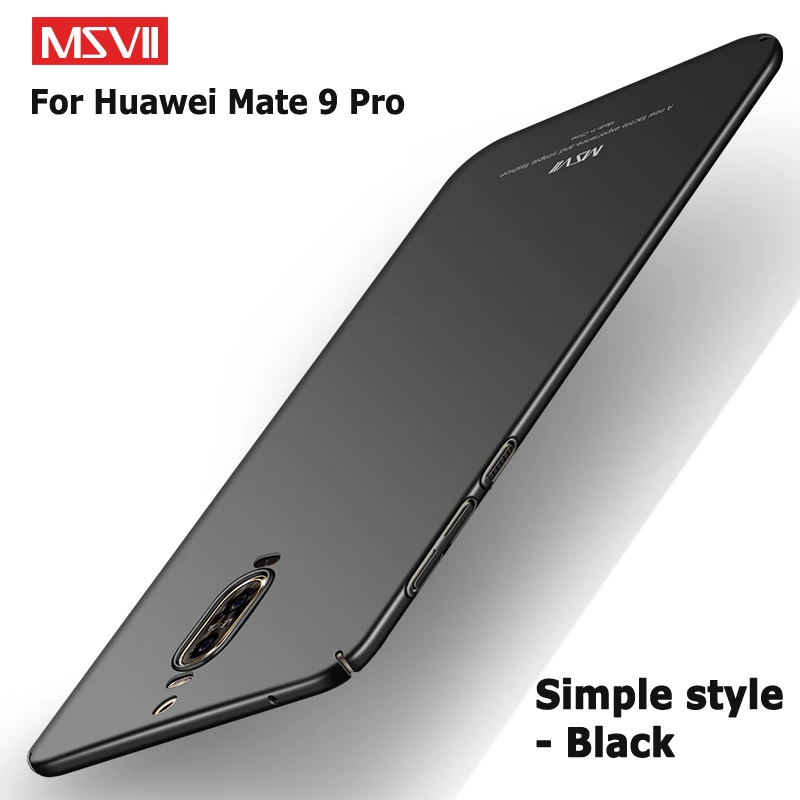 Чехол для Mate 9 Ультратонкий матовый чехол Msvii Huawei Mate9 Pro жесткий из поликарбоната