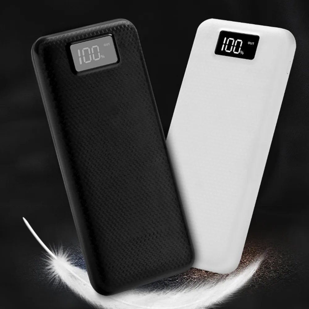 Внешний аккумулятор pcb внешний корпус ЖК дисплей двойной USB выход зарядное