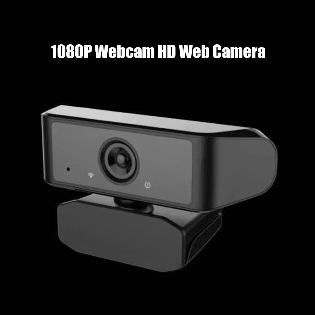 

Widescreen Video Work Home Accessories 1080P HD Webcam with Mic USB Driver Free Web Camera for Windows PC Android TV