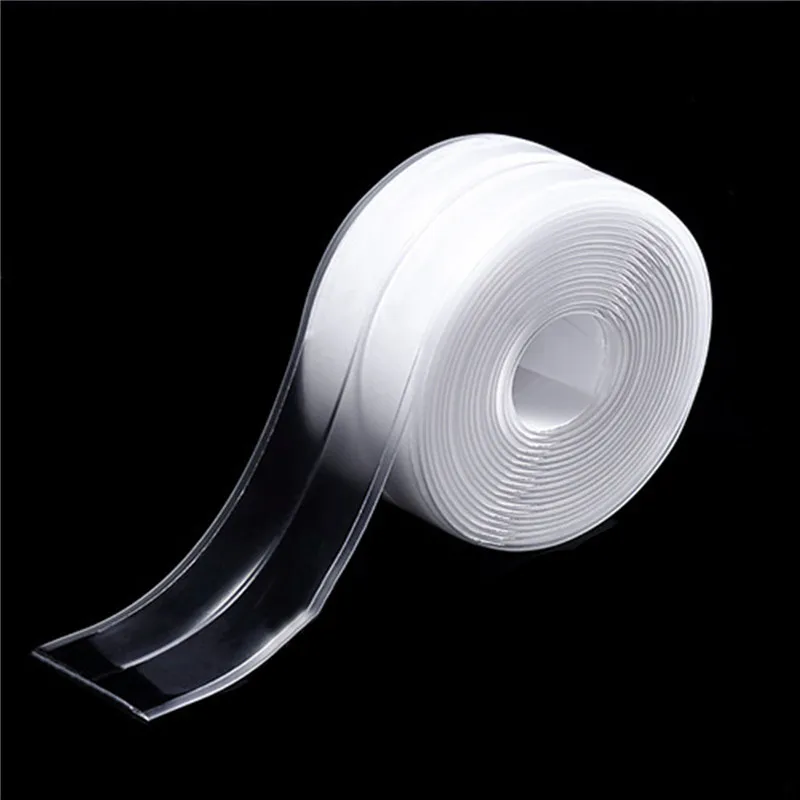 

3.2m Bathroom Shower Sink Bath Sealing Strip 3.8/2.2cm Sealant Tape PVC Self Adhesive Waterproof Mold Proof Kitchen Wall Sticker