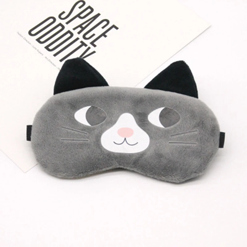 Симпатичная мультяшная хлопковая маска для глаз сна креативная с животными